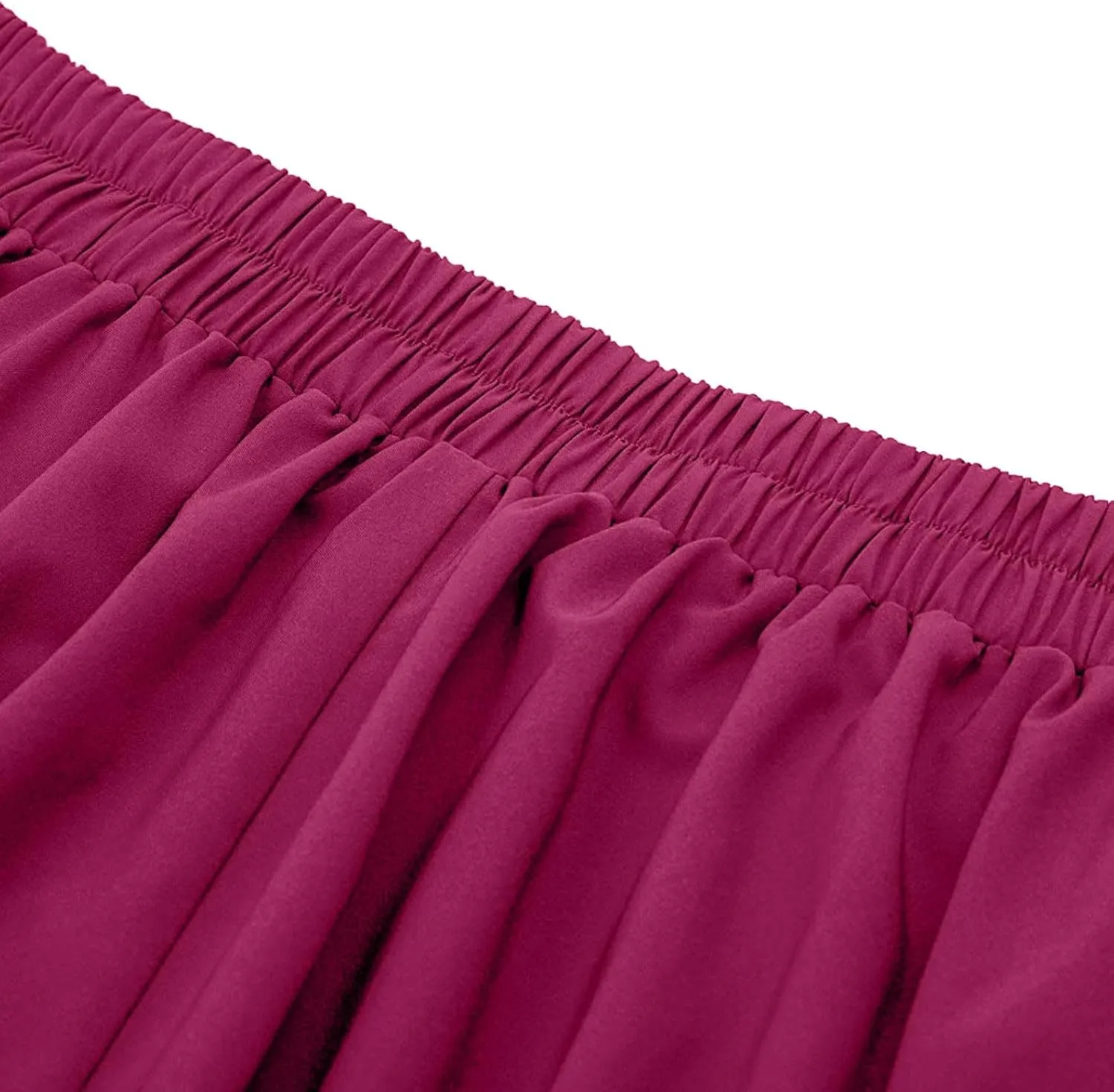 Women's Pleated A-Lined Skirts 2024 Summer Fashion High Waisted Midi Skirt Flowy Swing Going Out Work Skirt