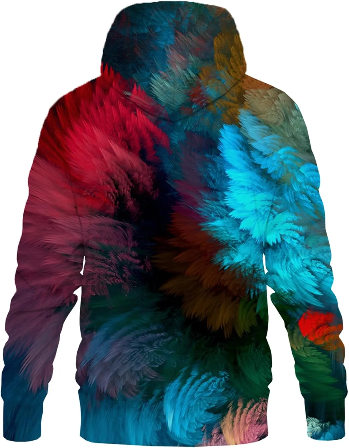 Yasswete Unisex Adults 3D Printed Fashion Hoodies for Men Women Pullover Novelty Sweatshirts with Big Pockets
